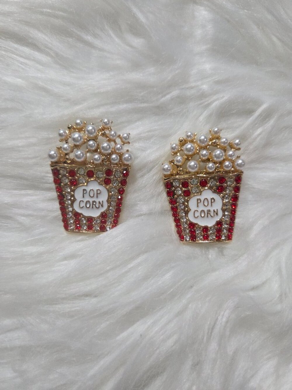 Popcorn Design Earrings